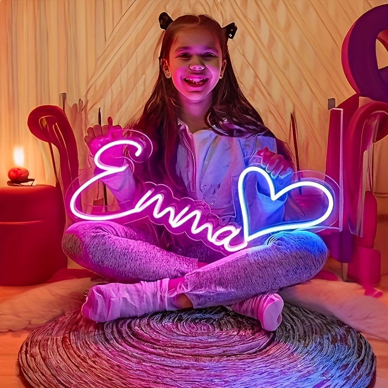Lighting Decoration Ideas - Personalizowany neonowy LED-owy znak ścienny z