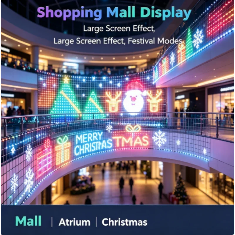 Zewnętrzne lampy LED RGBIC w f – Lighting Christmas Decor recenzja i cena