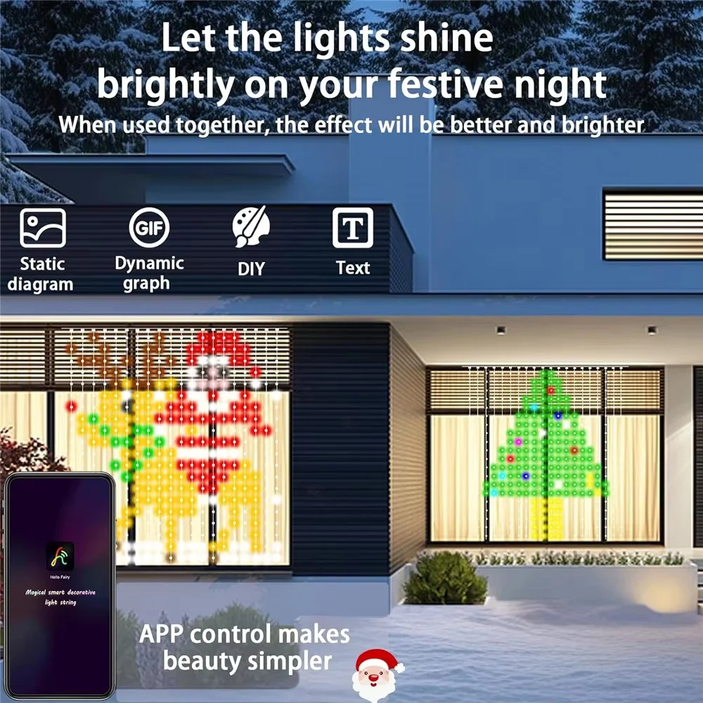 Inteligentne lampki LED w form – Lighting Christmas Decor recenzja i cena