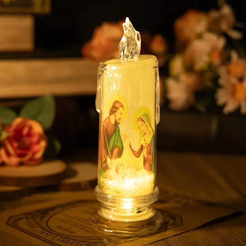 Świeczka LED Jezus Dziewica Ch – Lighting Decoration Ideas recenzja i cena