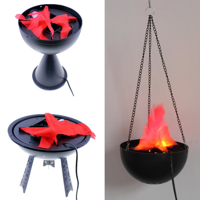 Lampa 3D z efektem płomienia,  – Lighting Decoration Ideas recenzja i cena