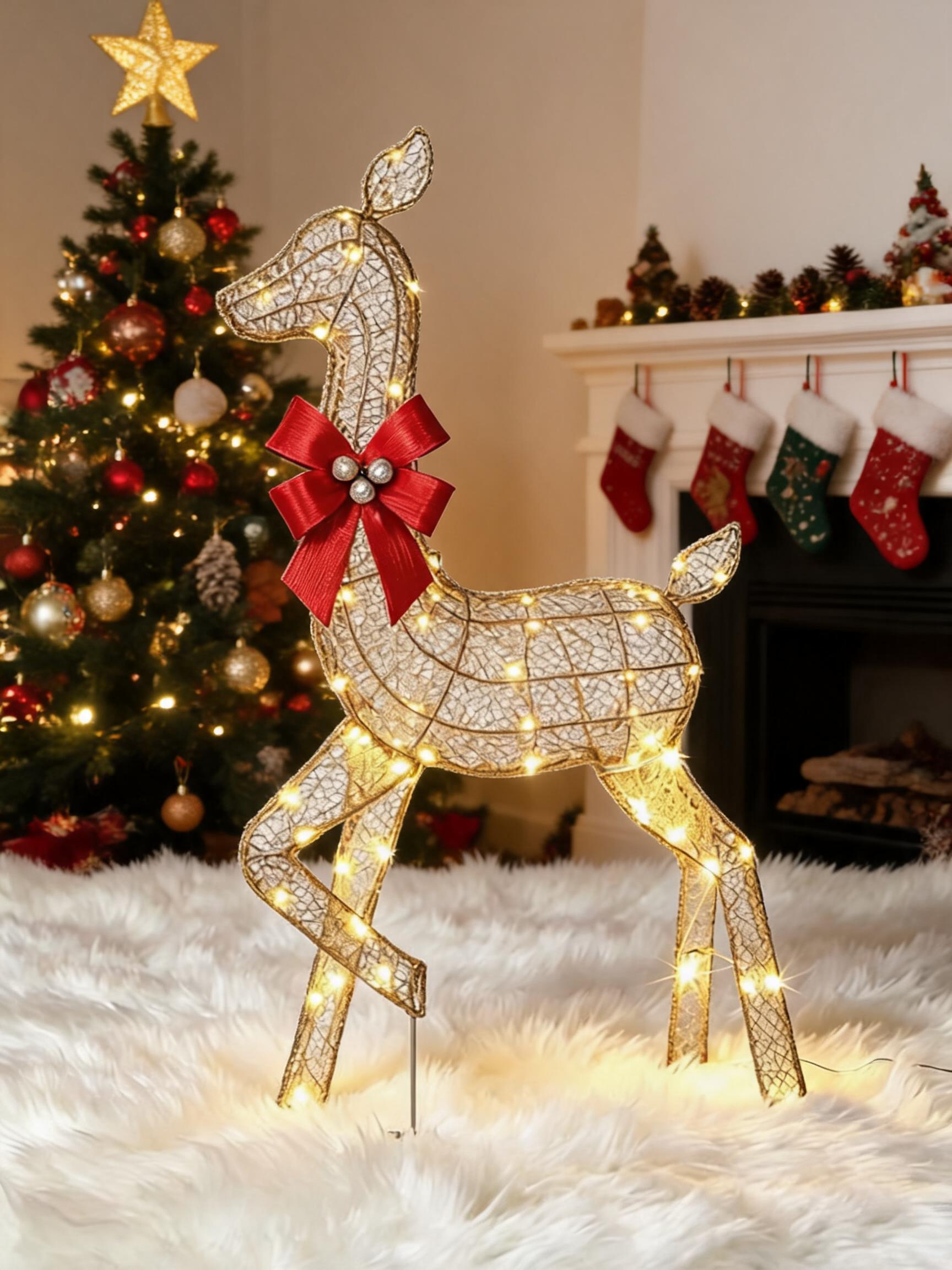 Zestaw 3 Świecących Reniferów  – Up Lighting Decor recenzja i cena